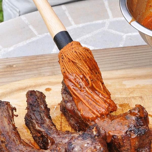 tools & accessories household kitchen brush barbecue oil round handle bristle brushes flat pastry baking cooking